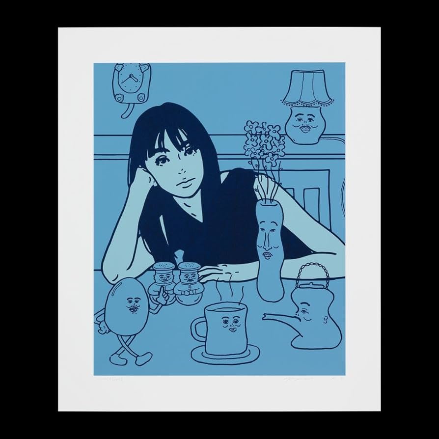 新品未開封 KYNE NONCHELEEE Untitled 2023 Blue KYNE(キネ) KYNE×NONCHELEEE「Untitled」（2023/ブルー） | 絵画